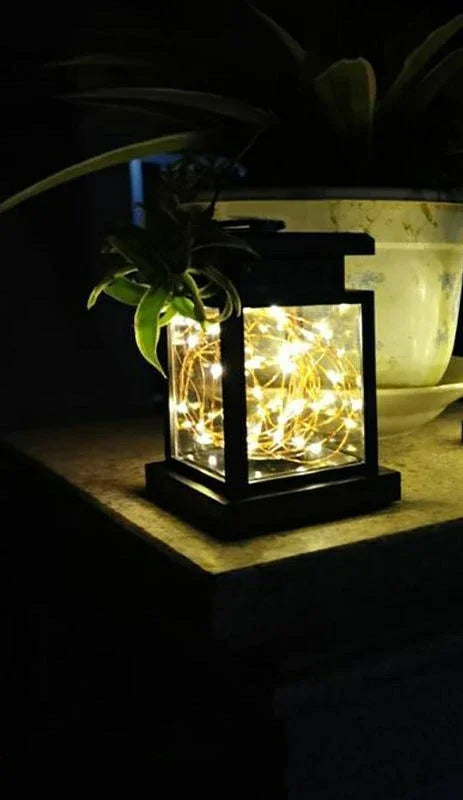 Modern Solar LED Lantern for Garden and Courtyard Decor