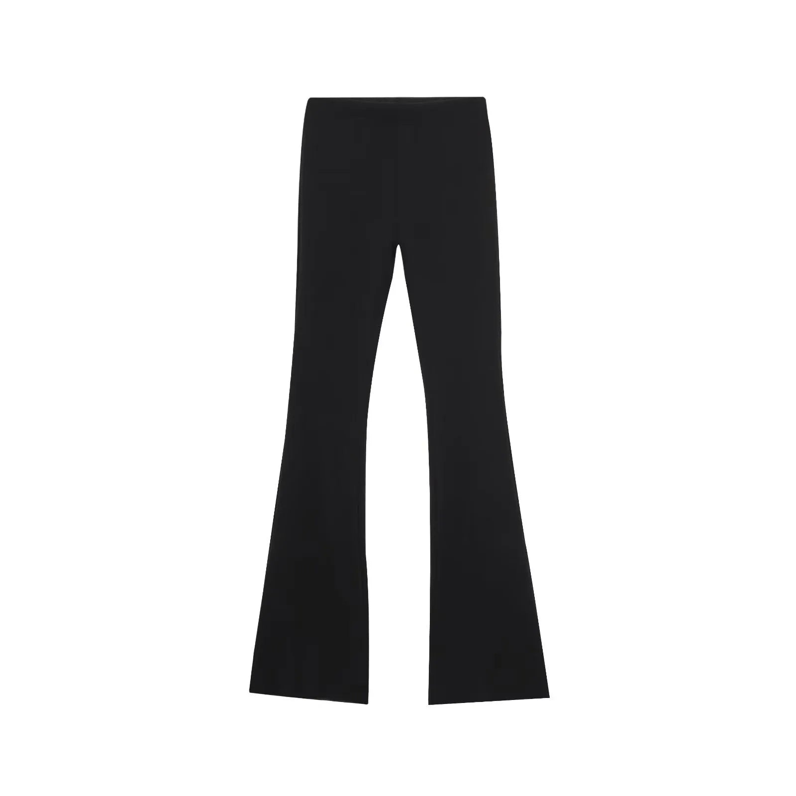 Stylish Sleeveless Top and High Waist Flare Trousers Set