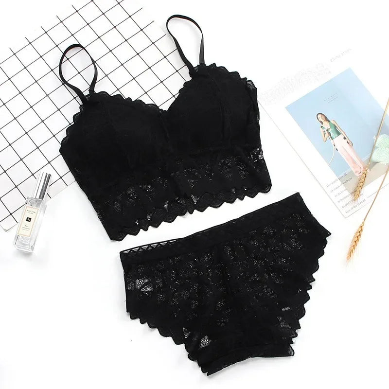 Lace Push-up Bra and Panty Set for Women by MALEY LifeStyle