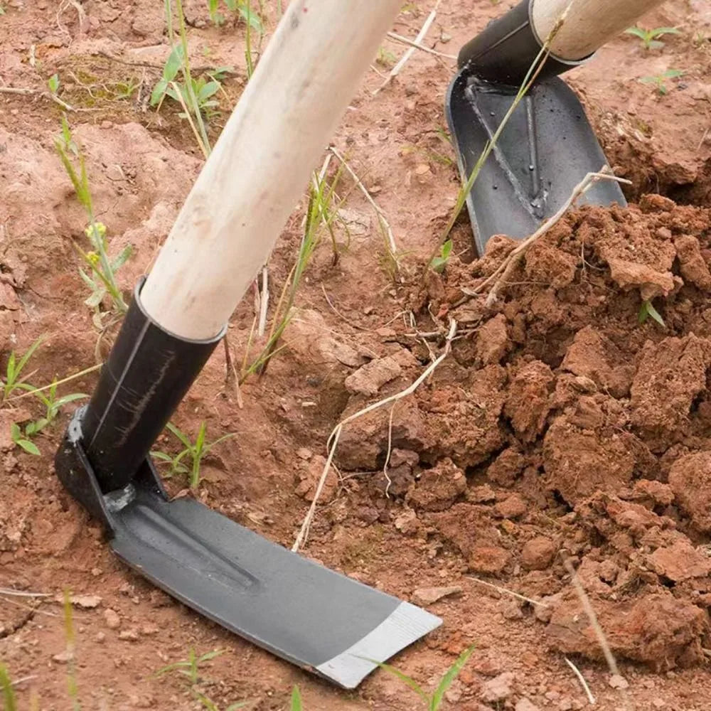 Manganese Steel Garden Hoe for Outdoor Farming and Weeding