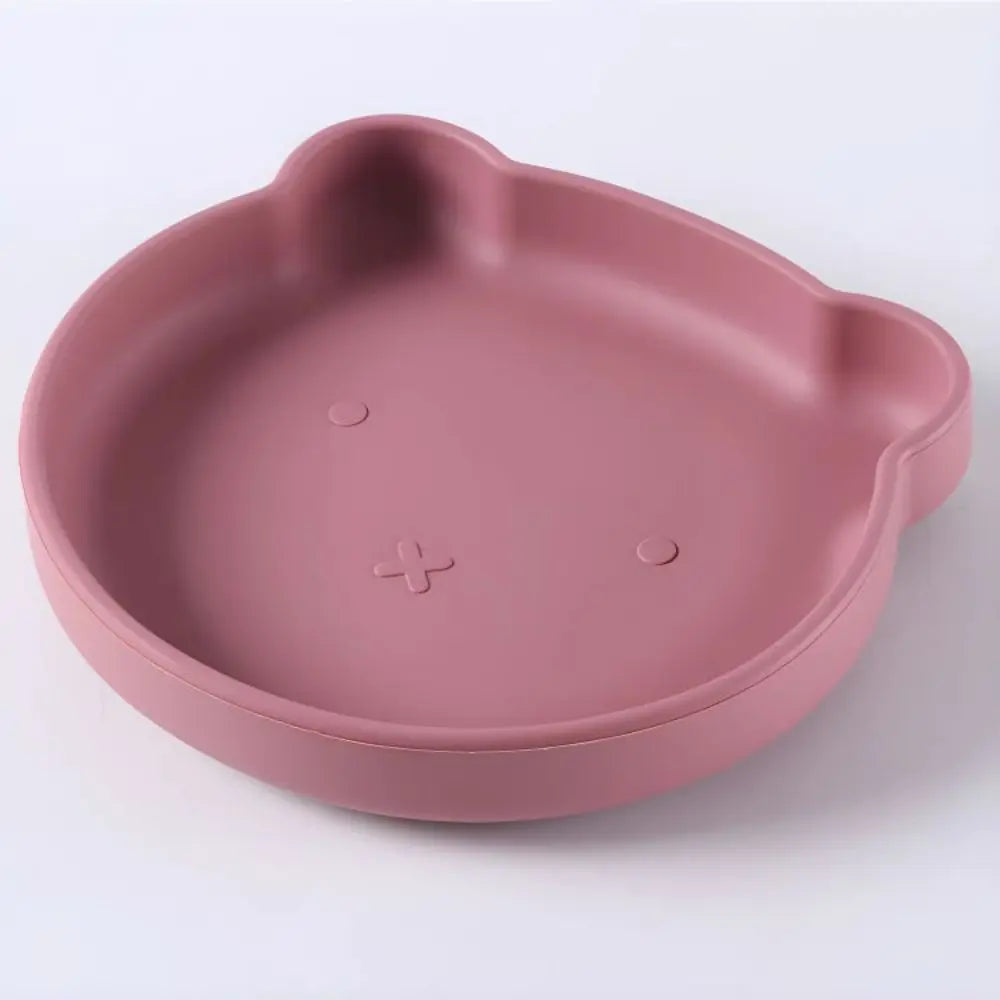 Bneseus Silicone Tableware Set for Children with Cartoon Design