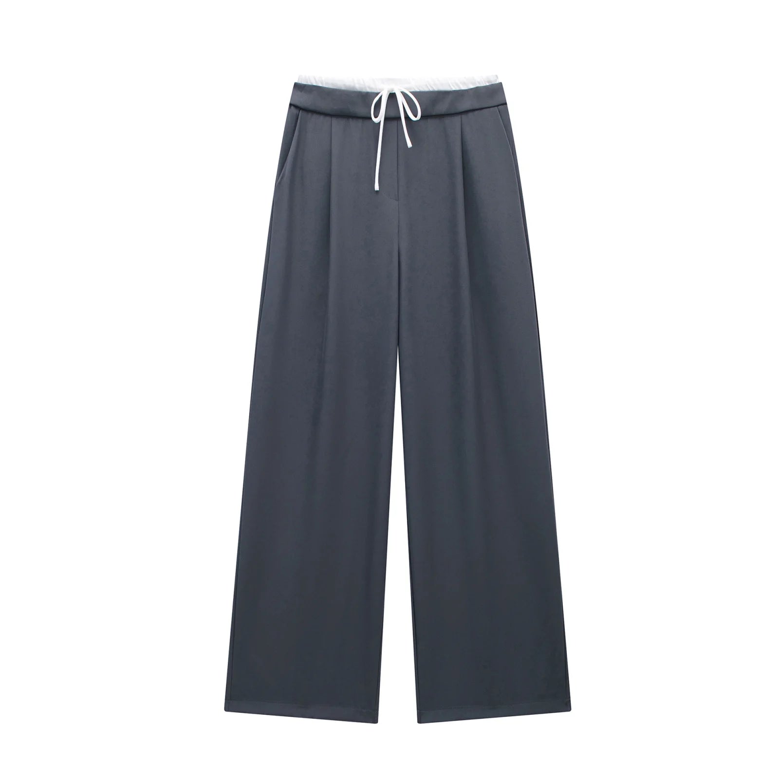 MUJER Wide Leg High Waist Pants for Women Casual Summer Trousers