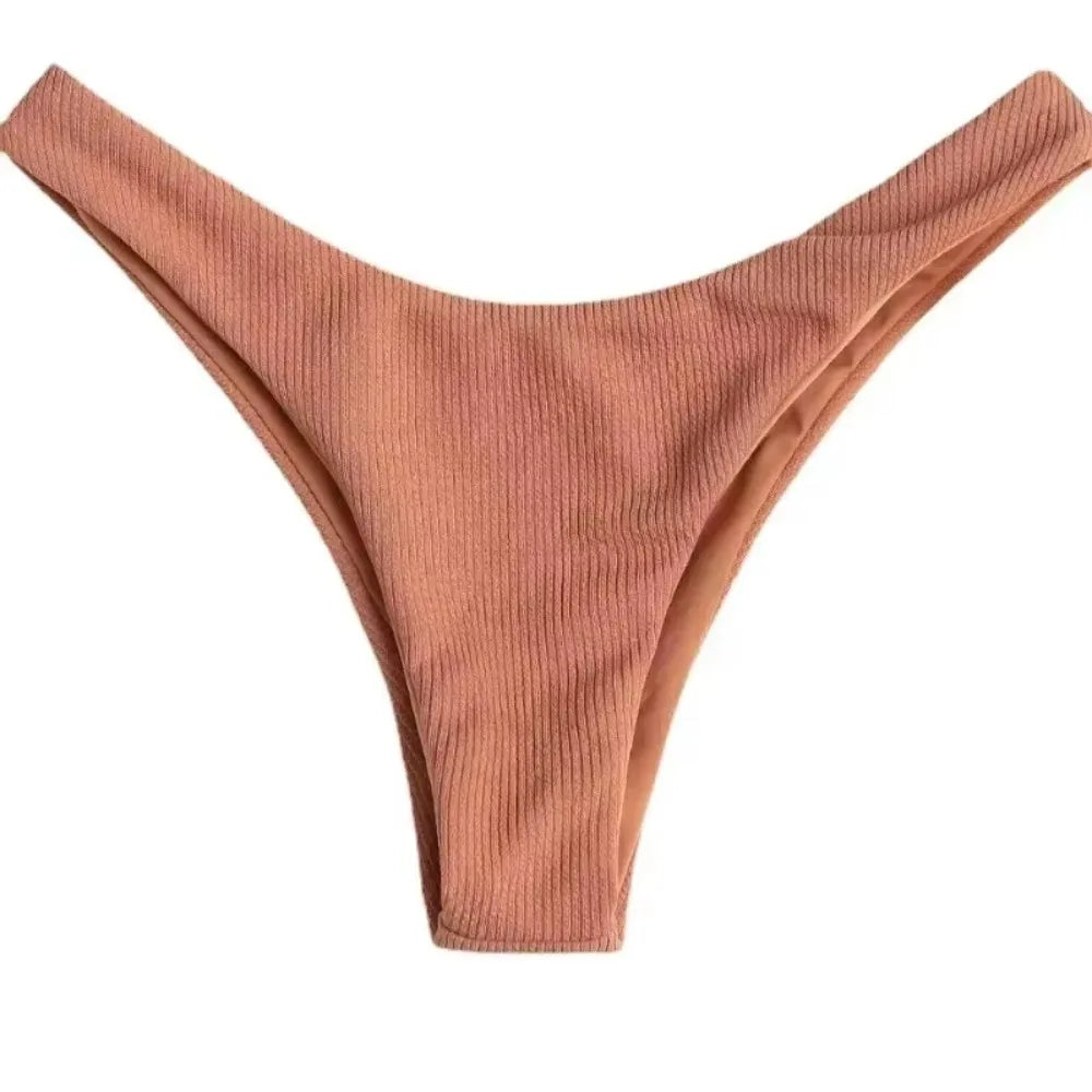 Low Waisted Thong Bikini Bottoms for Women by MALEY LifeStyle