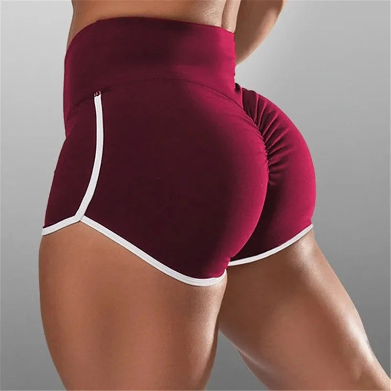 Women Stretchy Yoga Shorts for Fitness and Gym Workouts