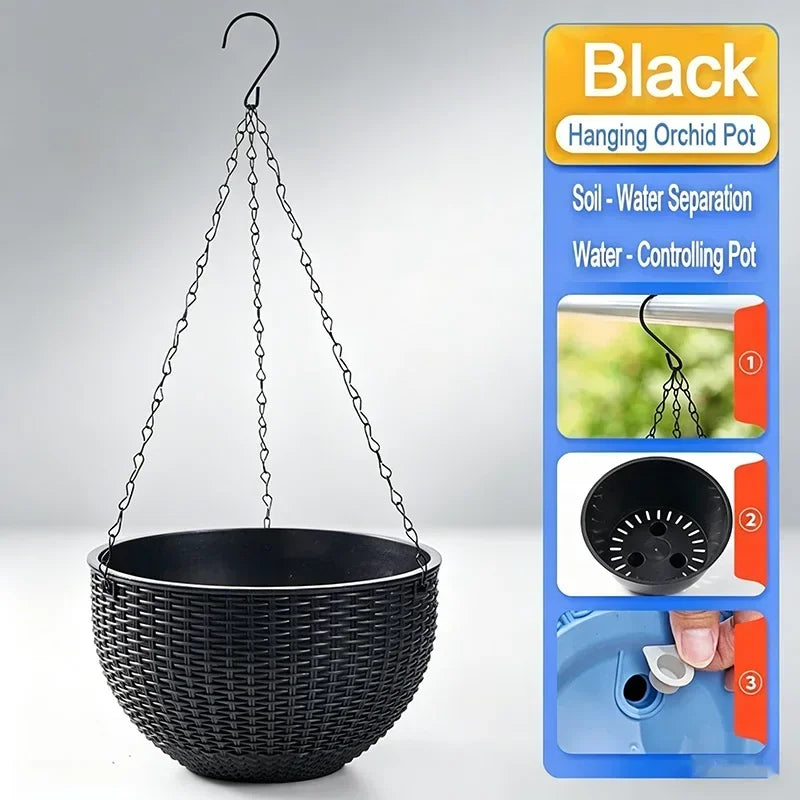 Macrame Hanging Plant Pot for Outdoor Flowers and Vases