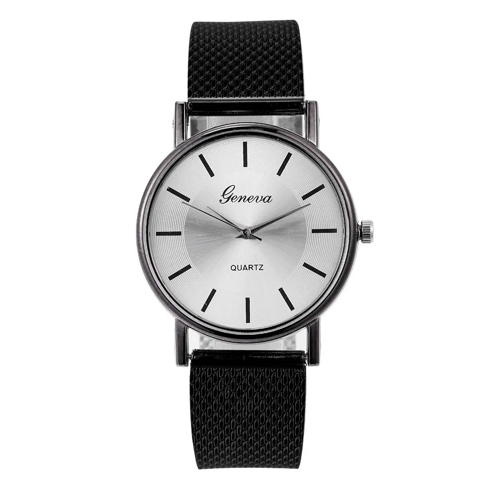 Stylish Quartz Watch for Women with Stainless Steel Band