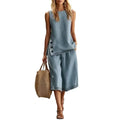 MALEY LifeStyle Summer Women Lounge Set in Soft Polyester