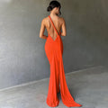 Elegant Backless Maxi Dress for Women by SINOSENSE