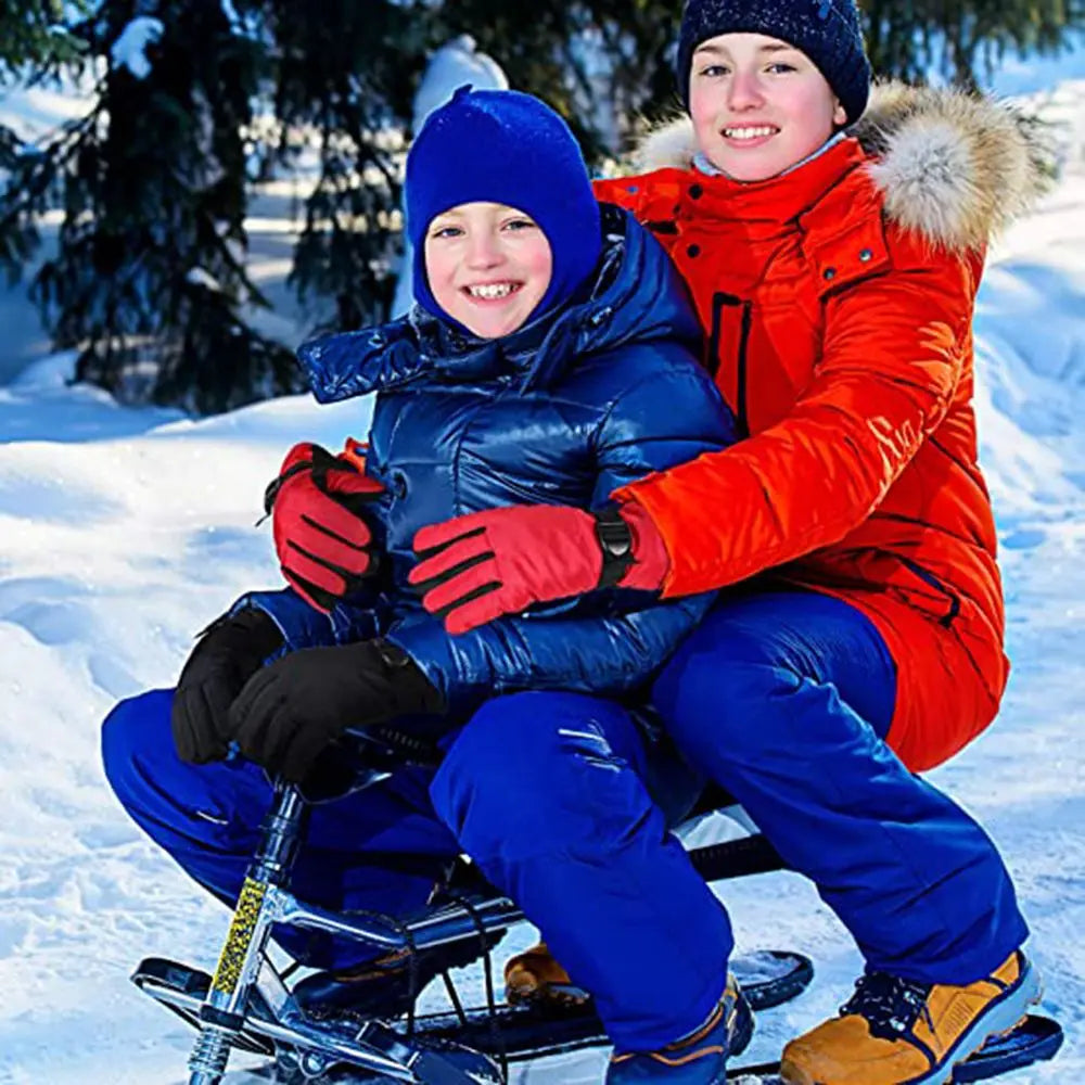 Winter Ski Gloves for Children and Adults Waterproof Warmth