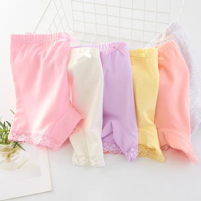 Summer Girls Cotton Safety Pants for Dance 4-6Y