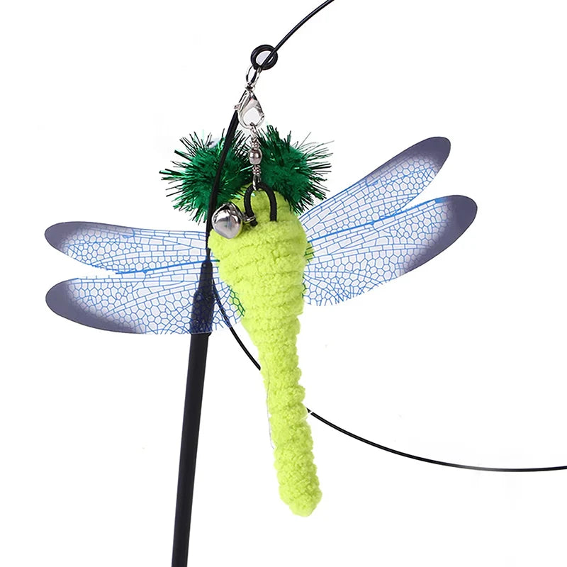 Interactive Cat Teaser Stick with Suction Cup and Removable Design