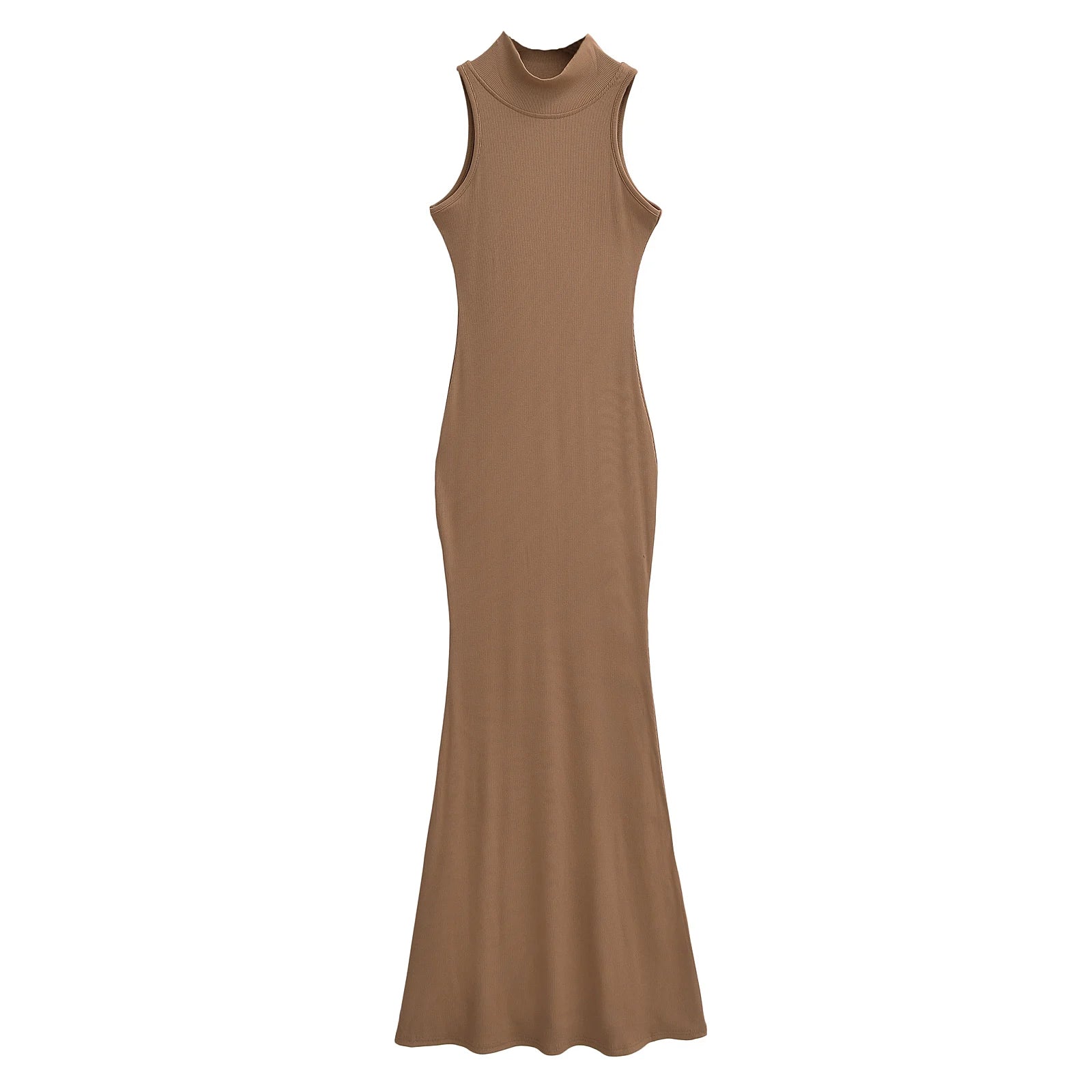 Elegant Turtleneck Knitted Bodycon Dress for Women