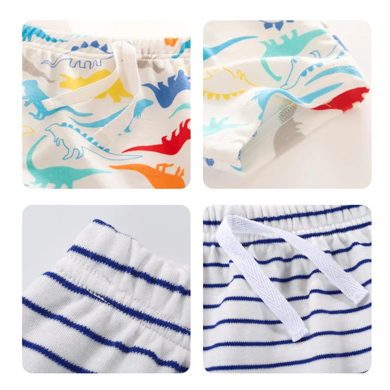 Cute Cotton Summer Shorts for Baby Boys 0-3 Years