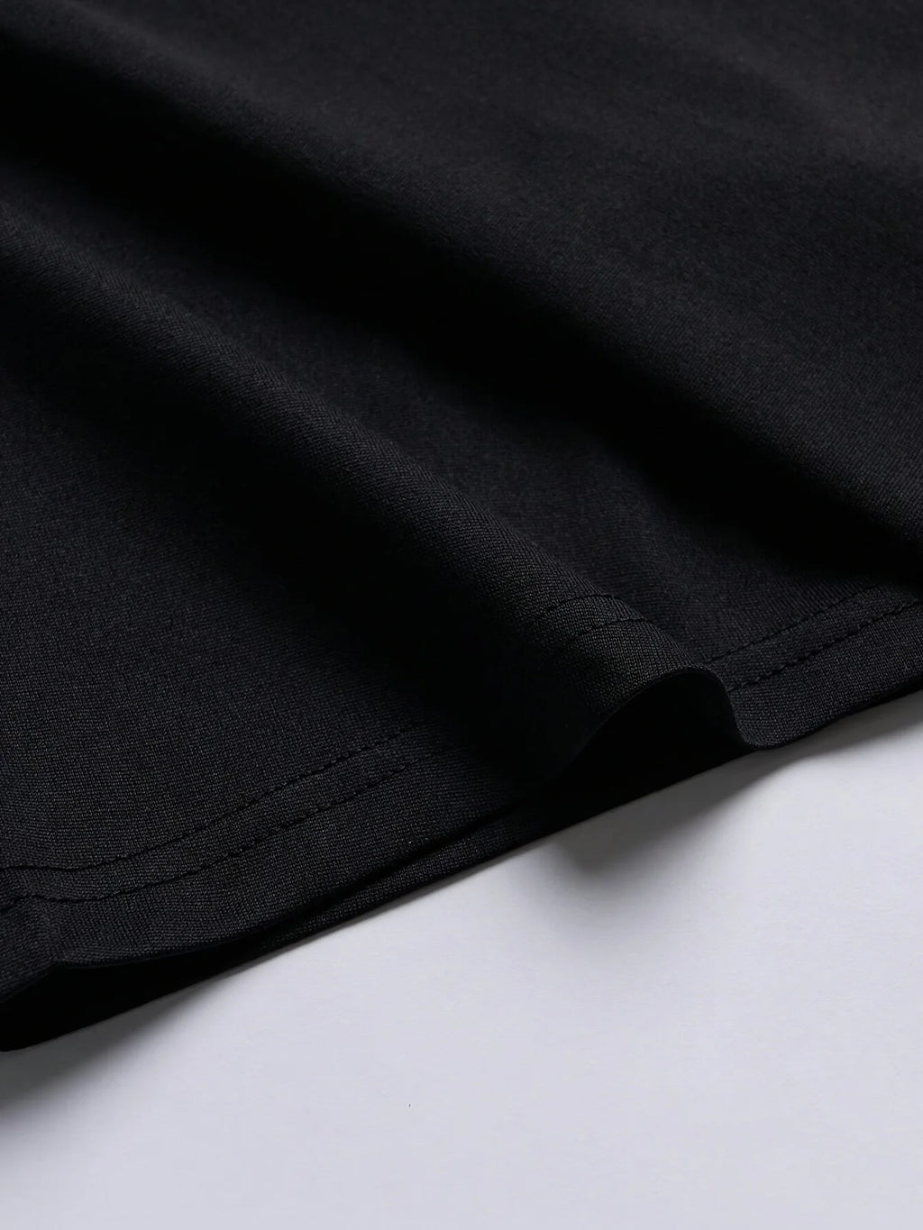Men's Rap-Style Hip-Hop Patterned Printed T-Shirt Cotton Short-Sleeved Round-Neck Black Loose-Fitting Fashionable Summer Top