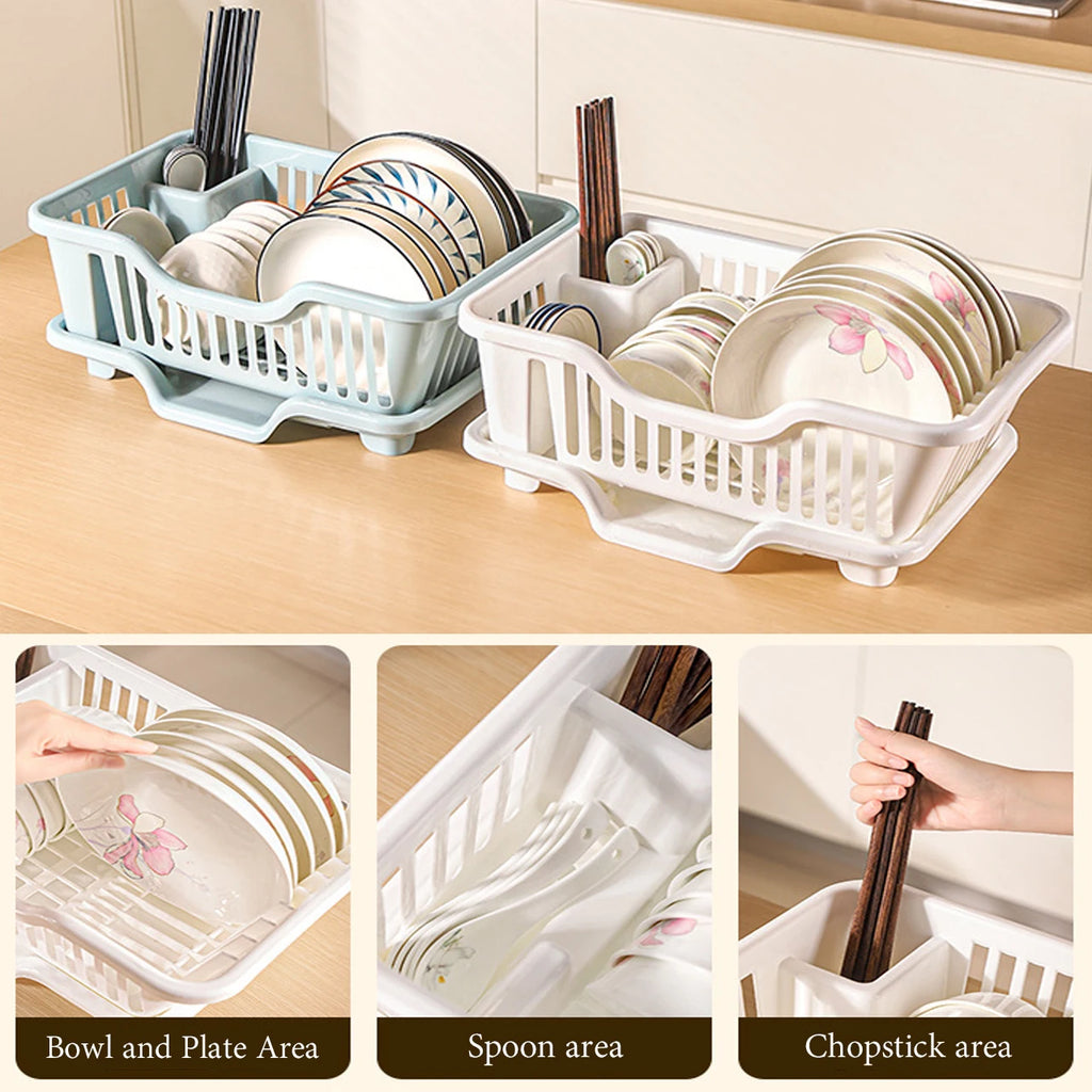 Kitchen Sink Drain Bowl Rack for Organized Countertop Storage