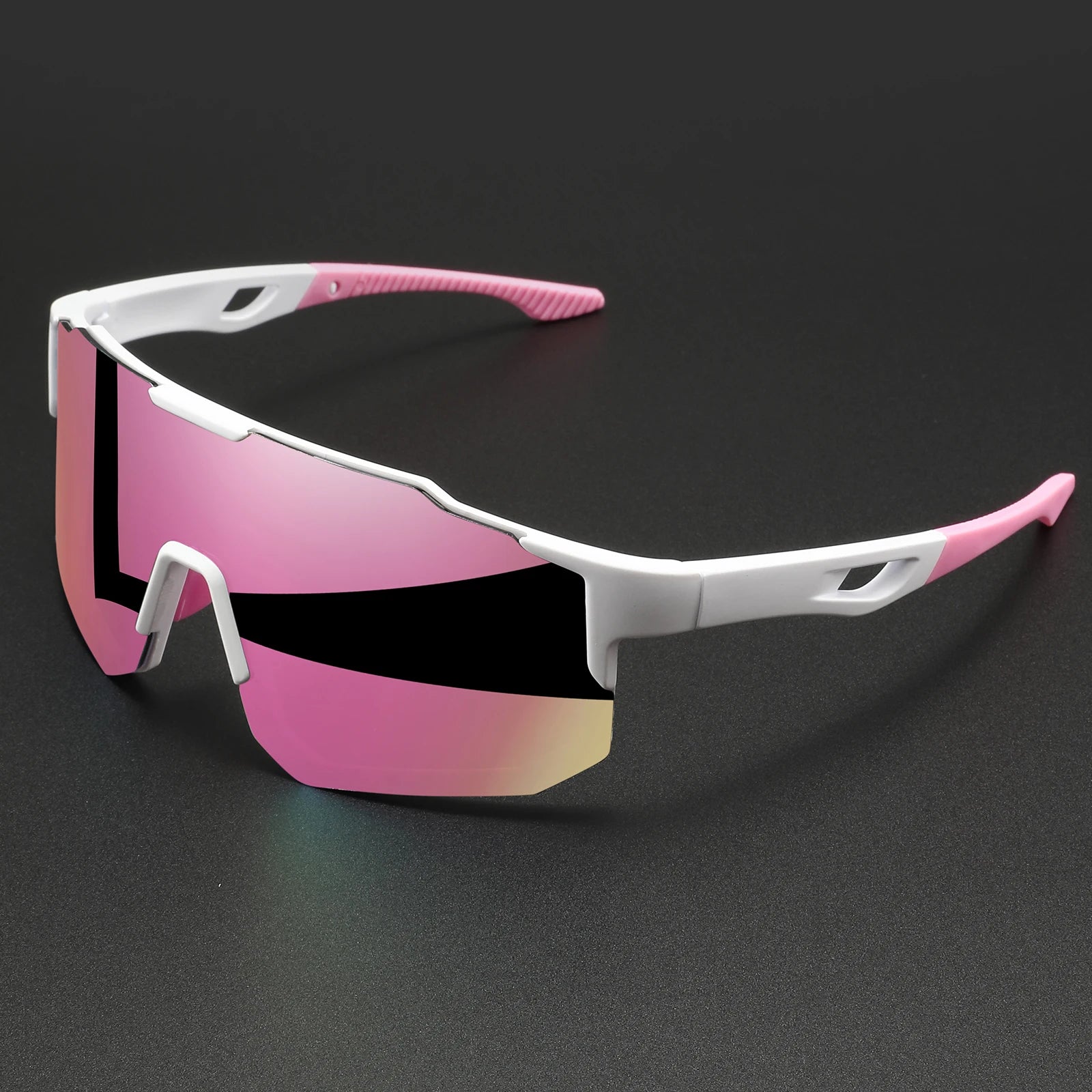 Colorful Oversized Sports Sunglasses for Outdoor Activities