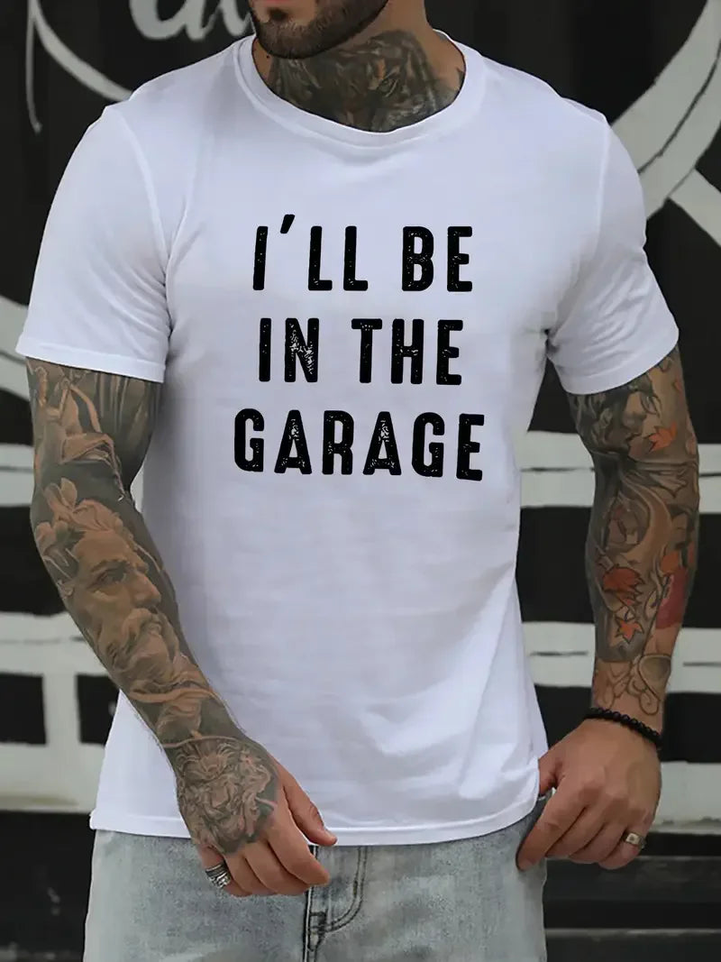 Men's Casual Short-Sleeved Graphic T-Shirt for Streetwear