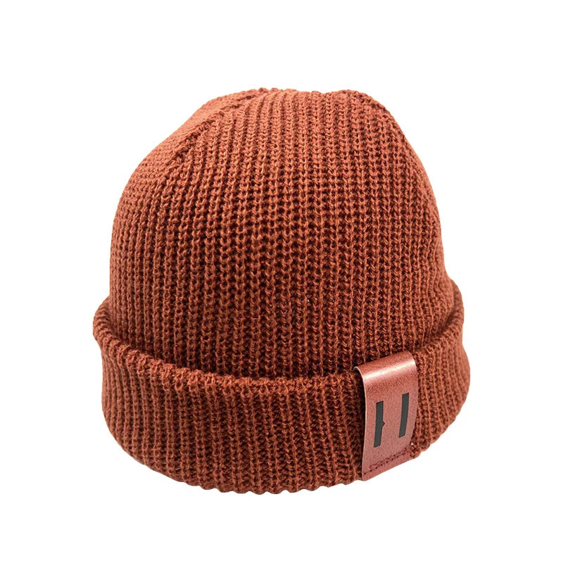 Acrylic Knit Baby Beanie Cap for Unisex 1-4 Years