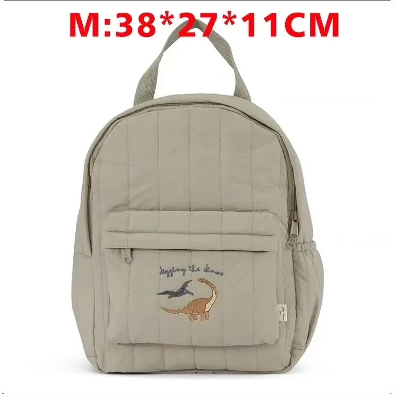 Cute Cartoon Cotton Kids Backpack for Ages 4-6
