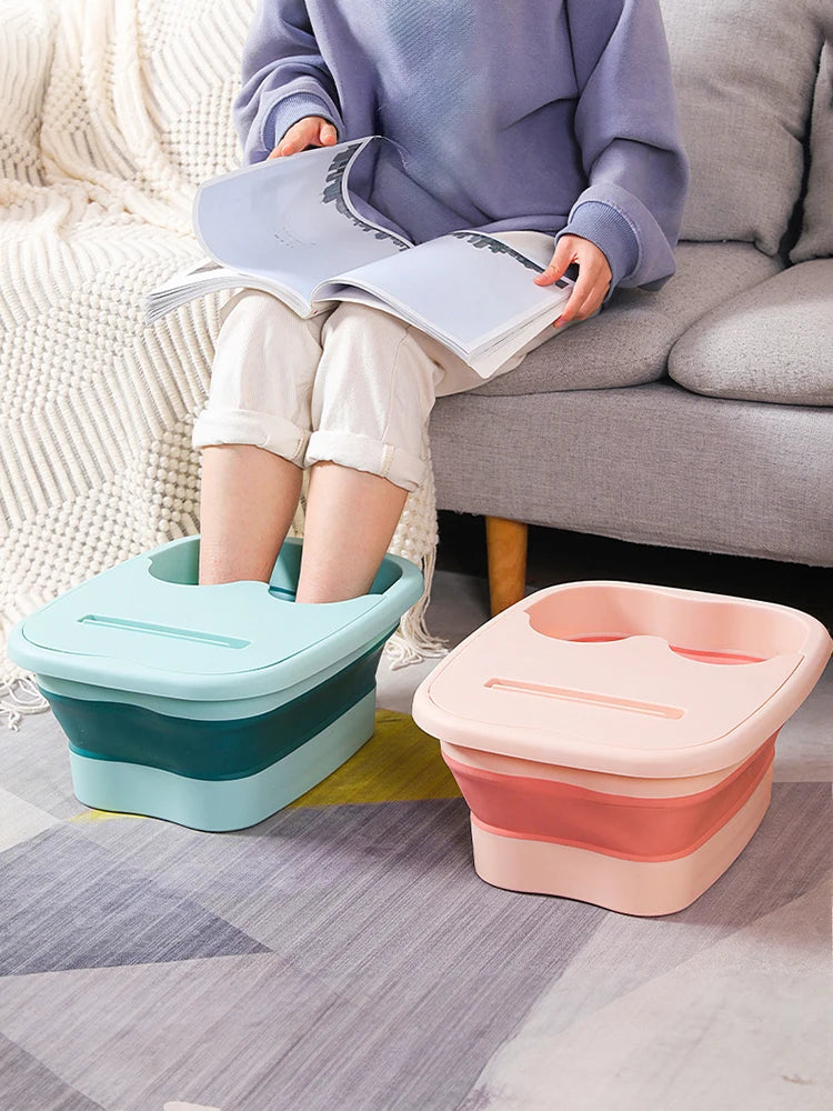 Foldable Massage Footbath Bucket for Relaxation and Care