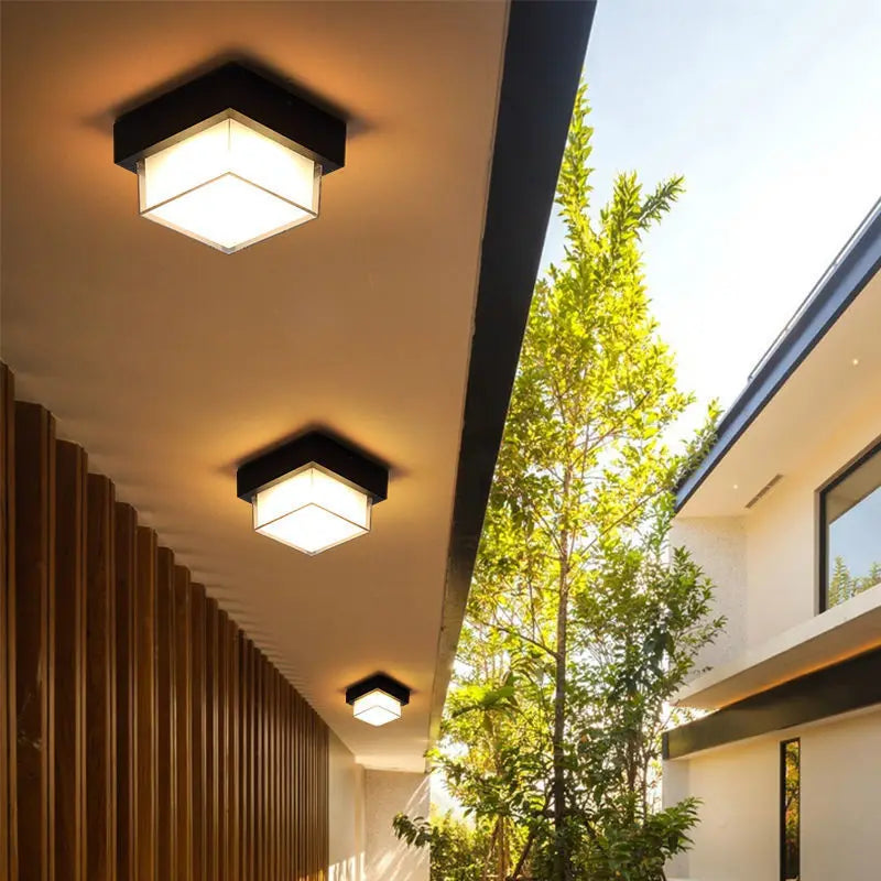 Modern Waterproof LED Wall Lamp for Outdoor Spaces