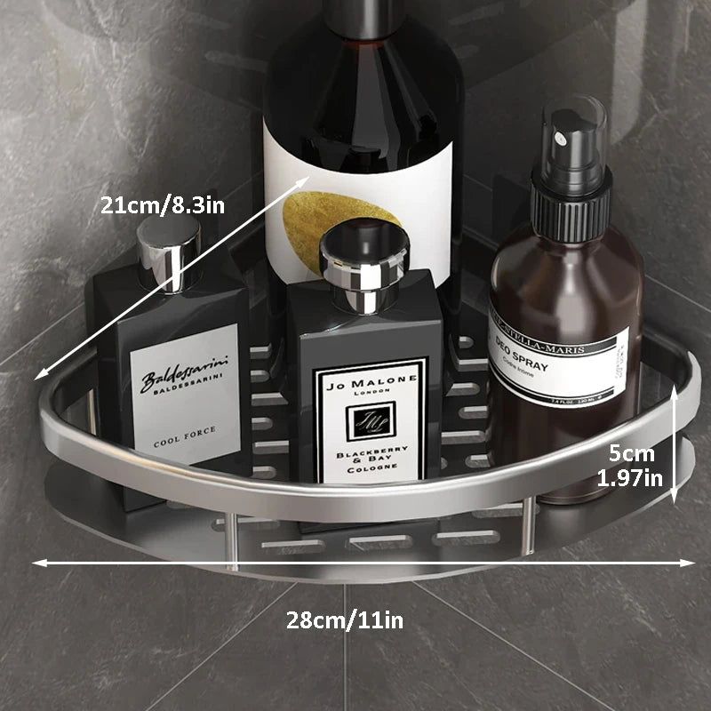 Wall Mount Corner Shelf Organizer for Bathroom Accessories