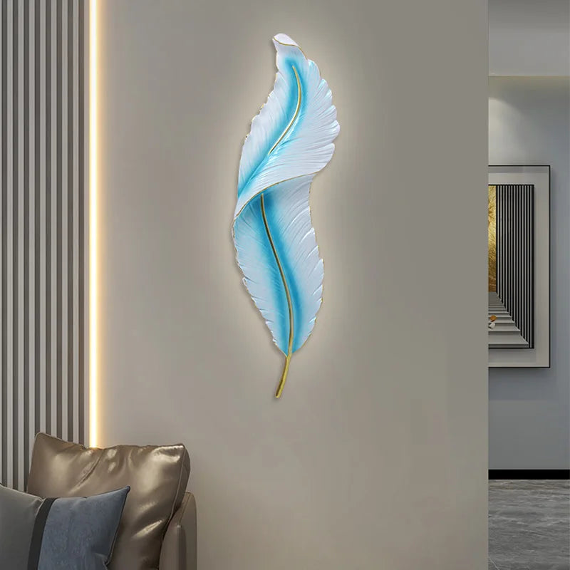 Art Deco LED Wall Lamp in Gold and Ivory for Modern Spaces