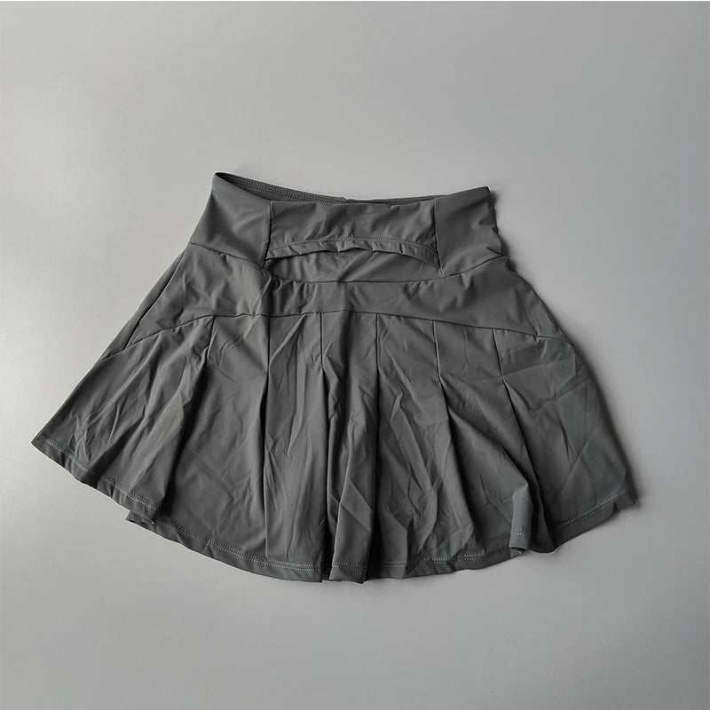 Women's Quick Dry High Waist Sports Skirt for Tennis and Yoga