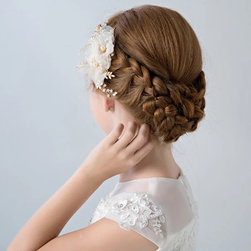 Floral Alloy Hair Accessories for Girls - Stylish Headbands