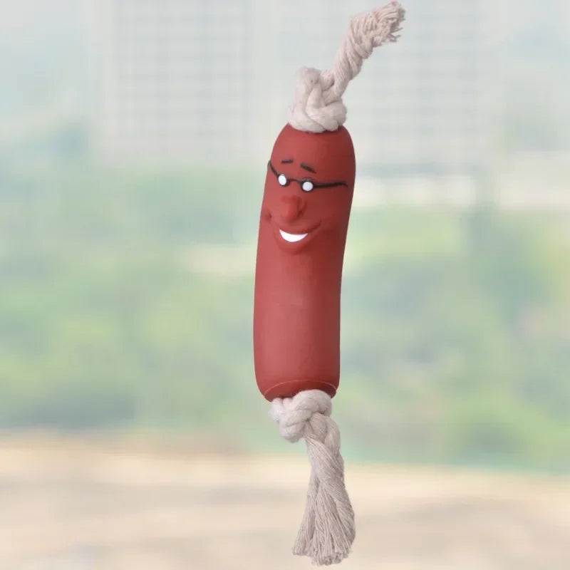 Durable Eco-Friendly Squeaky Chew Dog Toys for Active Play