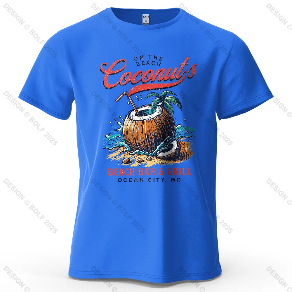 Men's Vintage Printed Graphic T-Shirt for Casual Summer Wear