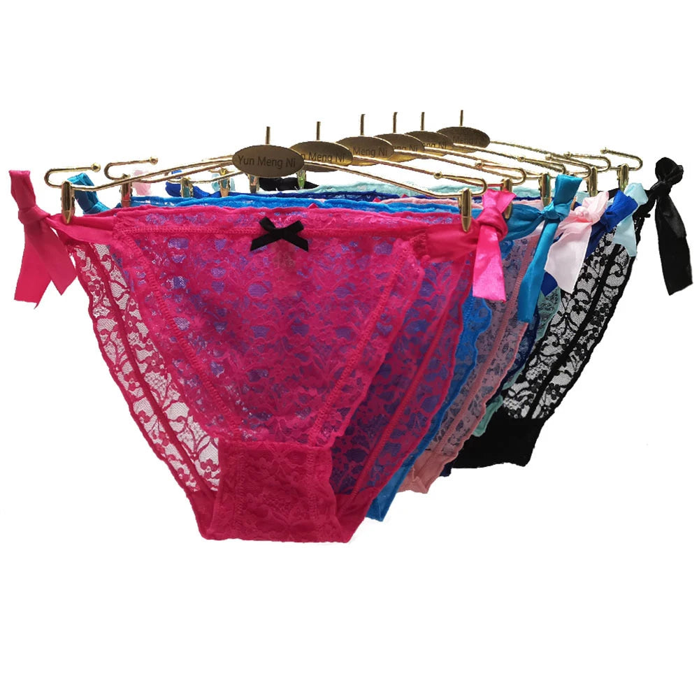 Breathable Lace Briefs for Women 6 Pcs Set by MALEY LifeStyle