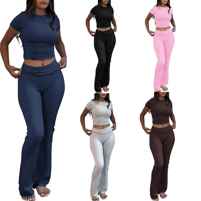 High Stretch Cotton Lounge Wear Set for Women