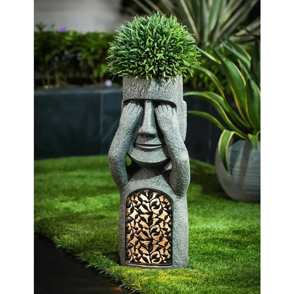 Easter Island Resin Statues for Garden Decoration