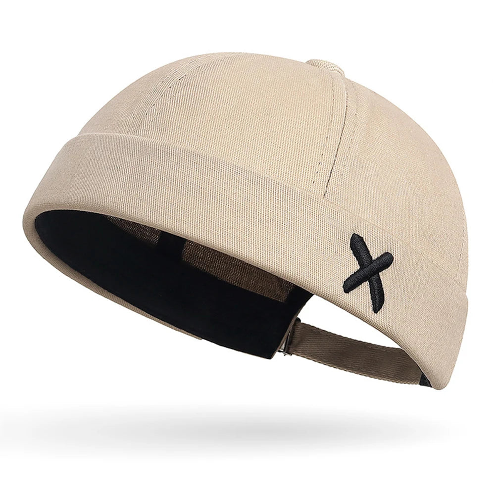 Vintage Brimless Hip Hop Beanie Hat for Men and Women
