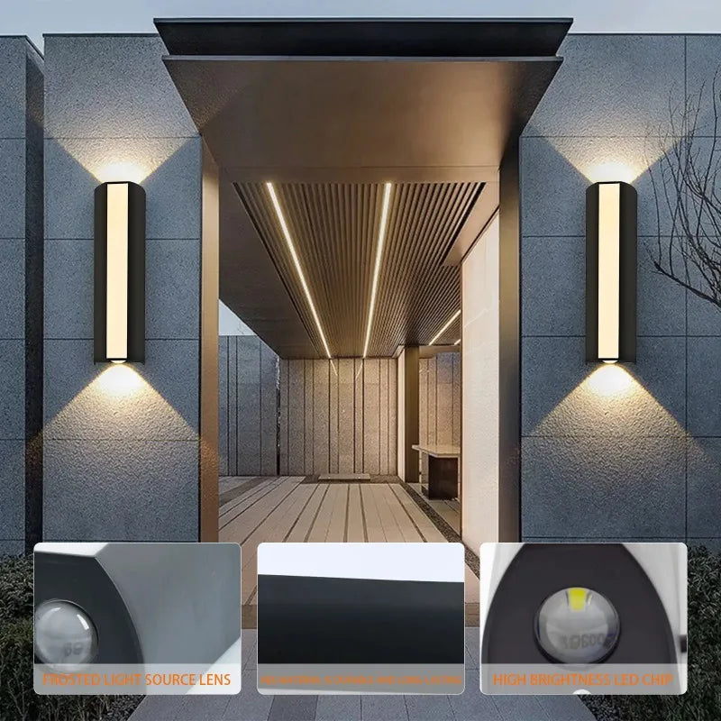 10W Outdoor LED Wall Light IP66 Waterproof Modern Design