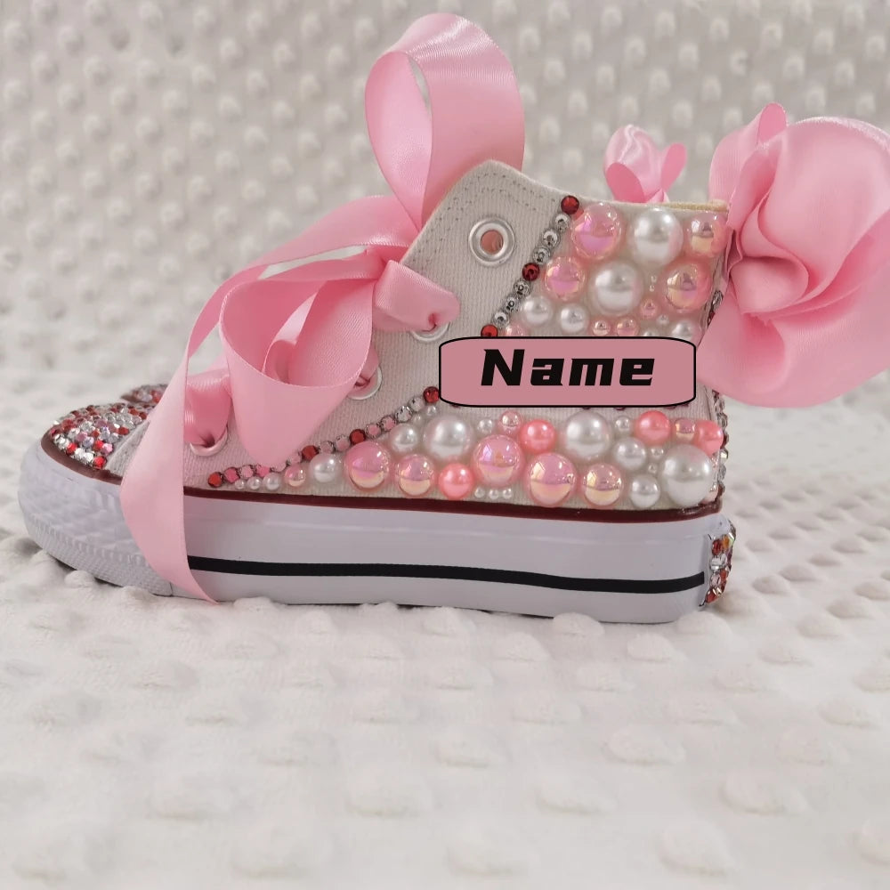 Rainbow Canvas Sneakers for Girls Birthday Party