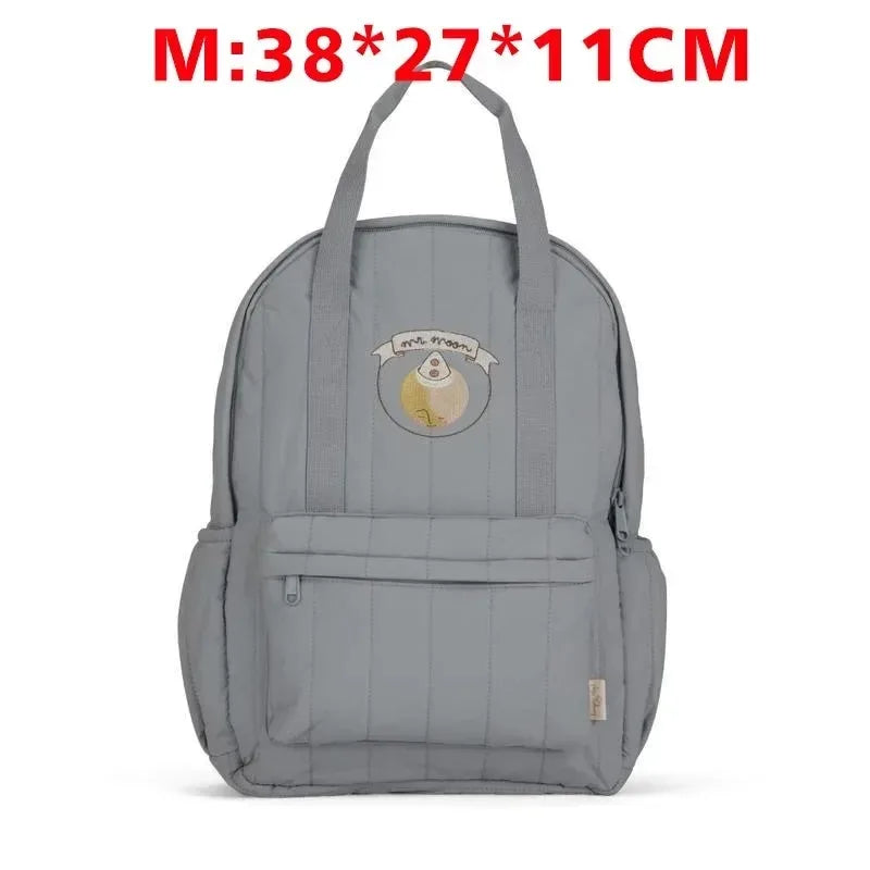Cute Cartoon Cotton Kids Backpack for Ages 4-6
