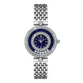Luxury Silver Quartz Bracelet Watch for Women