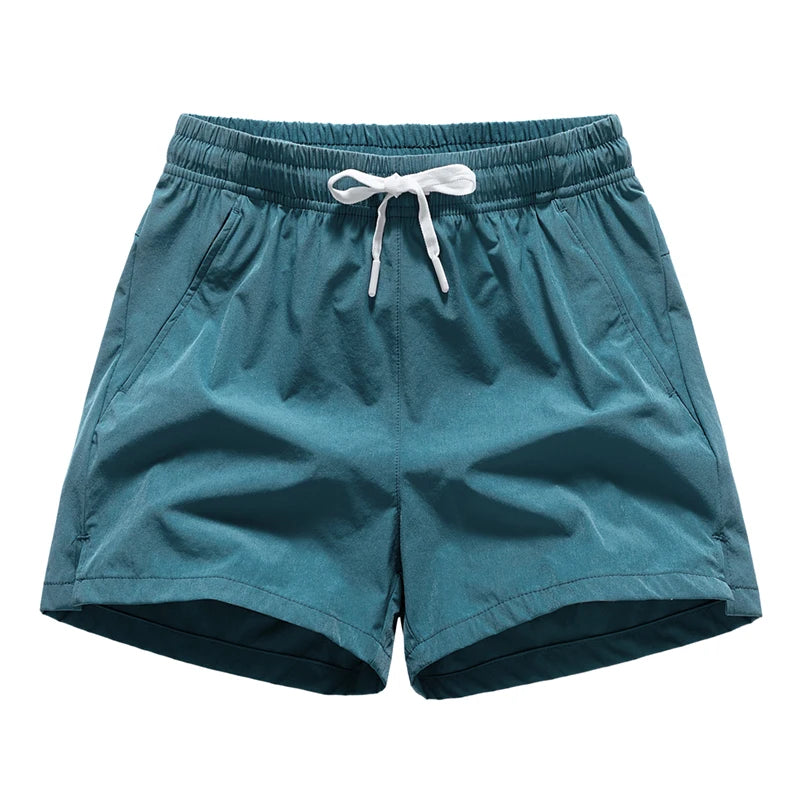 New Summer Mens Sports Sweatpants Pockets Gym Casual Shorts Basic Lightweight Pants Running Jogging Beach Shorts Men Swimwear