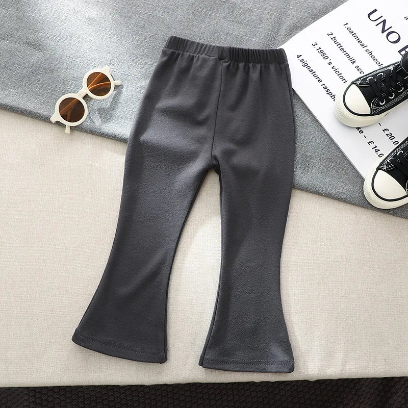 Korean Style Bootcut Pants for Baby Girls 1-6 Years