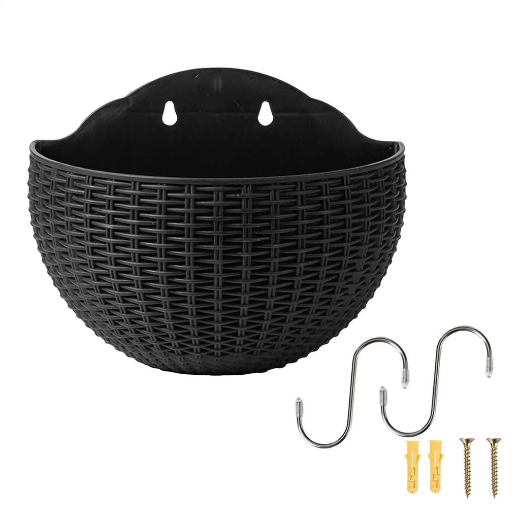 Exquisite Plastic Wall Hanging Flower Pot for Garden Decor