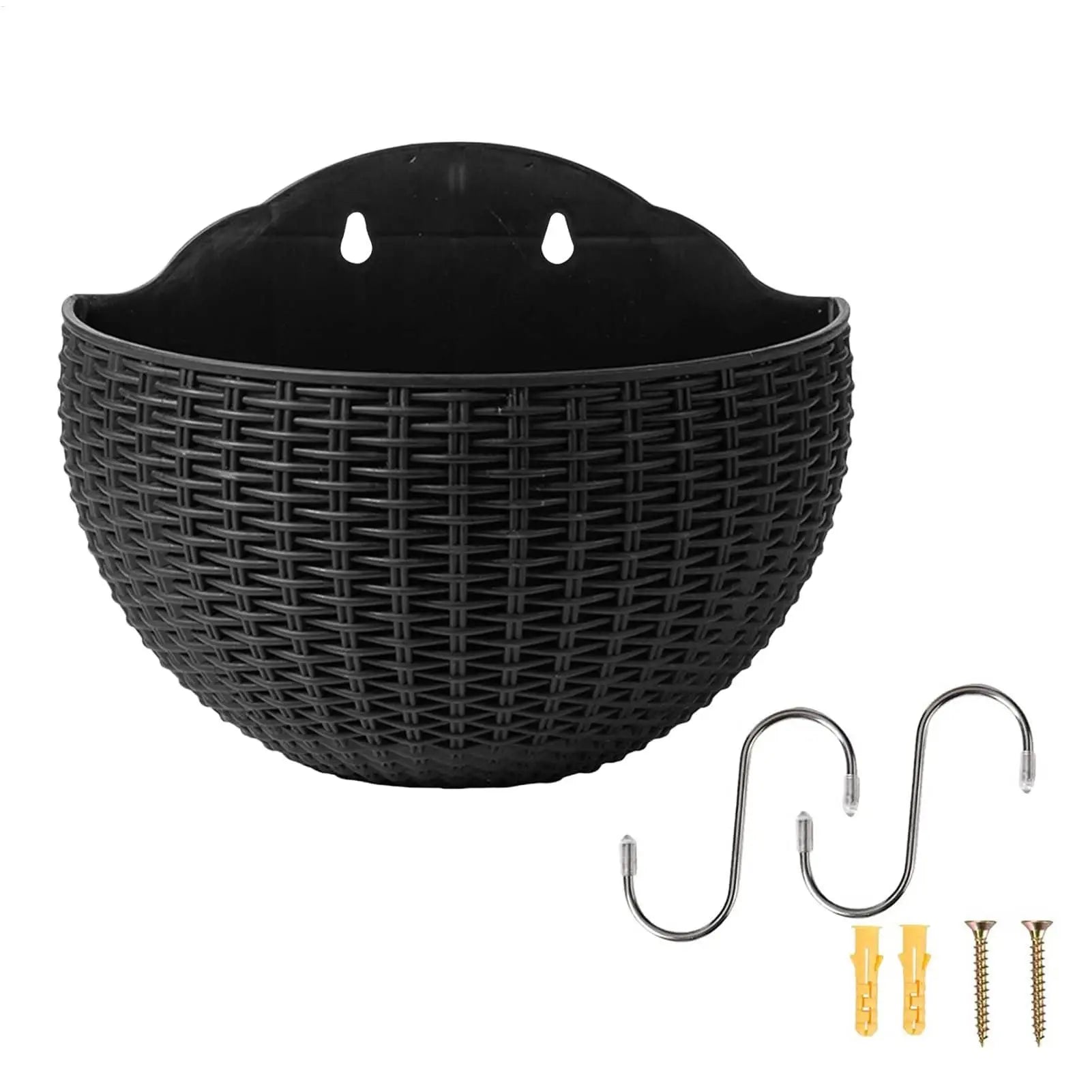 Exquisite Plastic Wall Hanging Flower Pot for Garden Decor