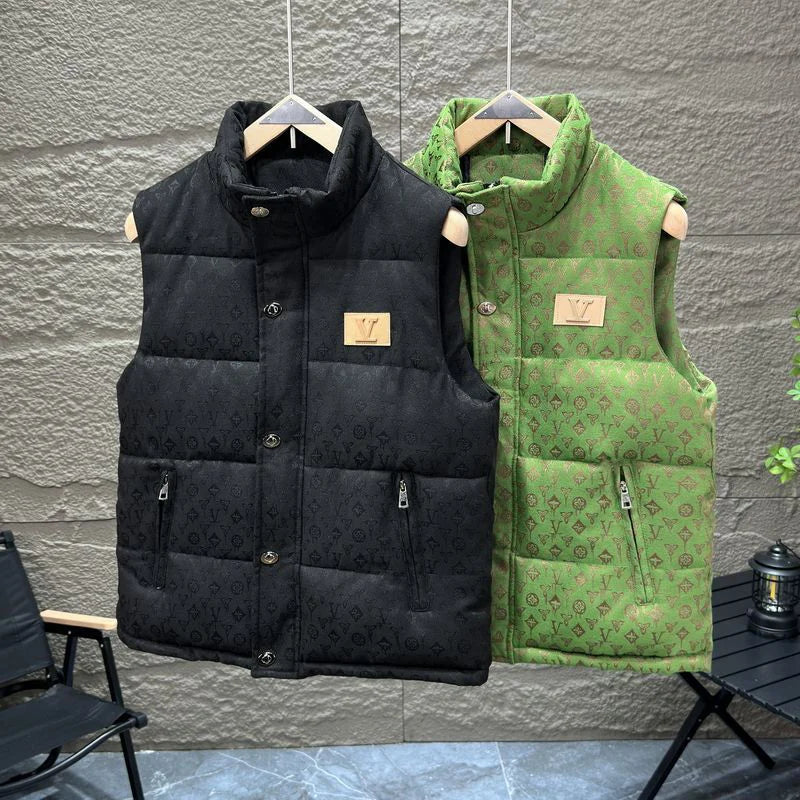 Men's autumn and winter trendy vest warm jacket foreign fashion