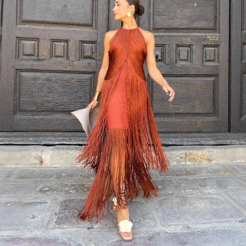 Elegant Halter Neck Bodycon Dress for Women