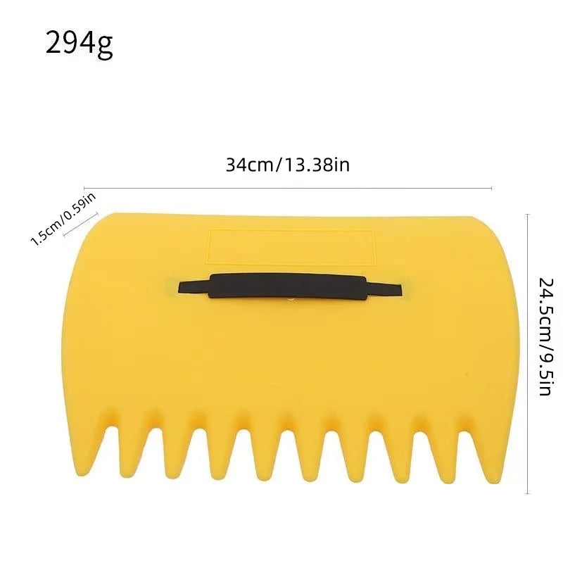 Plastic Gardening Rake for Collecting Leaves and Debris