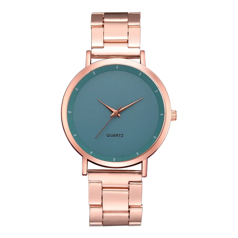 Rose Gold Luxury Women's Watch by DQG - Fashion Casual Style