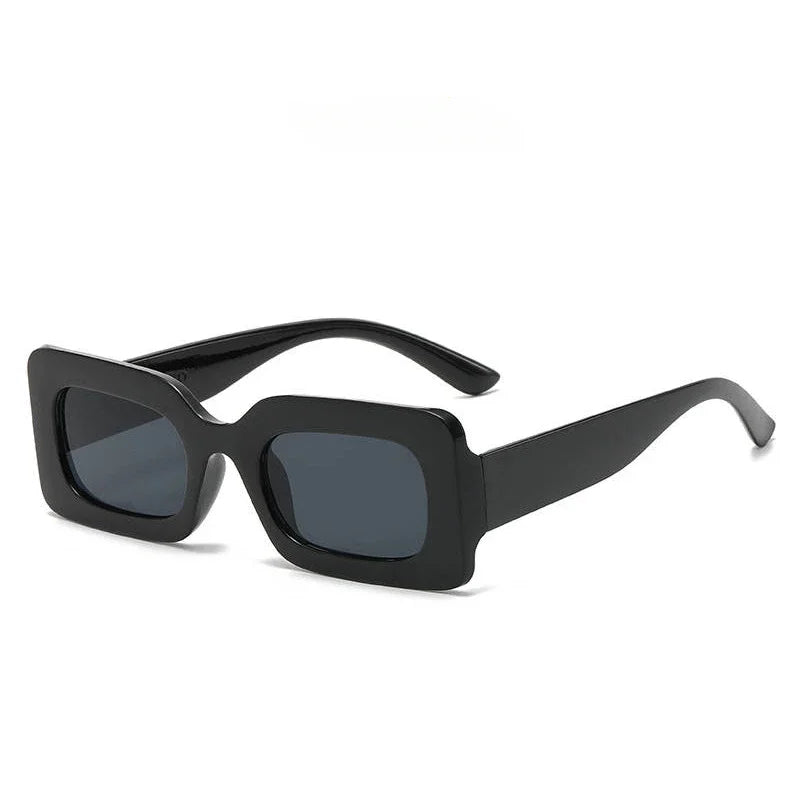 Vintage Rectangle Frame Sunglasses for Women by MOONBIFFY