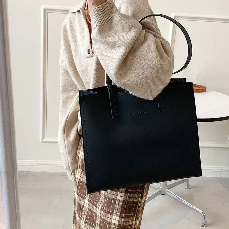 Luxury PU Leather Women's Tote Bag for Casual Use
