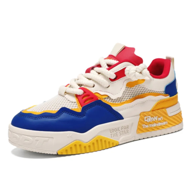 Men's Breathable Casual Shoes for All Seasons in White